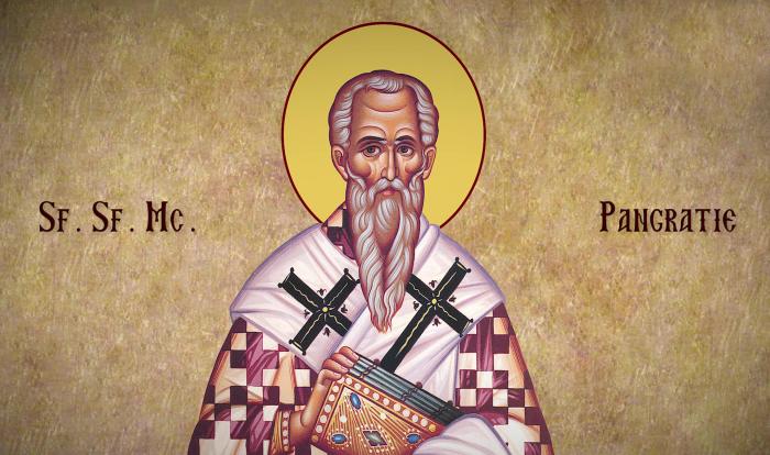Sfântul Sfințit Mucenic Pangratie, episcopul Taorminei